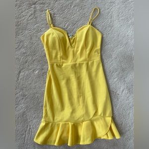Charlotte Russe Yellow Dress